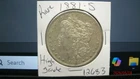 1881-S AU Morgan Silver Dollar #2683