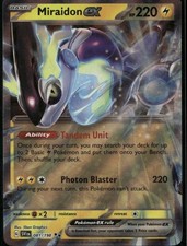 Miraidon ex - 081/198 Holofoil Double Rare Scarlet & Violet Base Set 081/198 NM