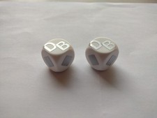 White & Silver Old School BMX Diamond Back Dusts Caps Still In Great Condition