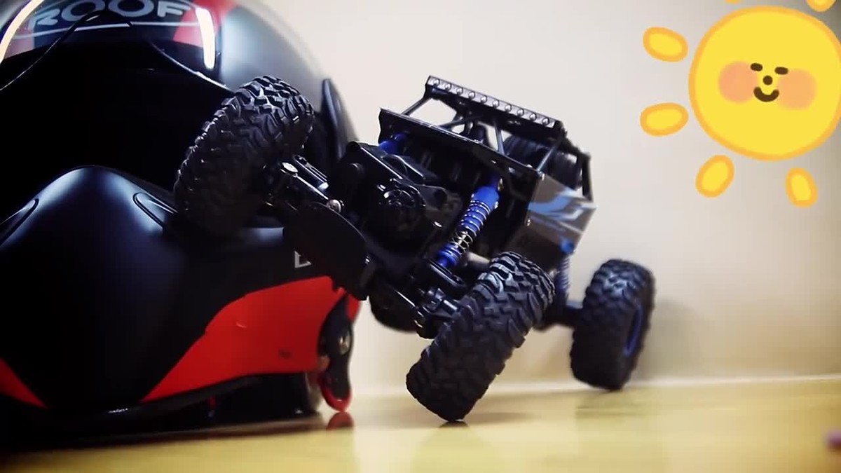RC 4WD Monster Truck Off-Road Buggy Crawler Kids Toy Remote