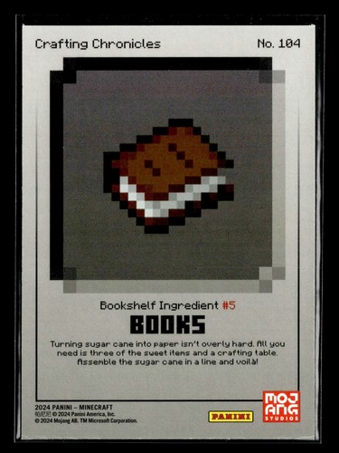 2024 Panini Minecraft - White Base Cards #1-#221 - Updated 7/2 - Picture 209 of 443