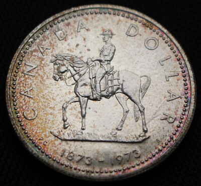 1873-1973 CANADA $1 DOLLAR .500 SILVER SPECIMEN - Royal Canadian