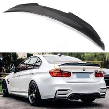 Fit 2012-18 BMW F30 15-19 F80 M3 Real Carbon Fiber PSM Style Trunk Spoiler