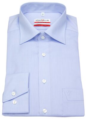 Marvelis Hemd Modern Fit Chambray hellblau - ohne OVP