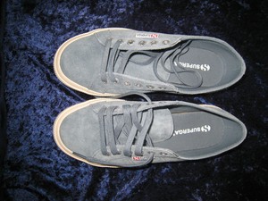superga blue suede