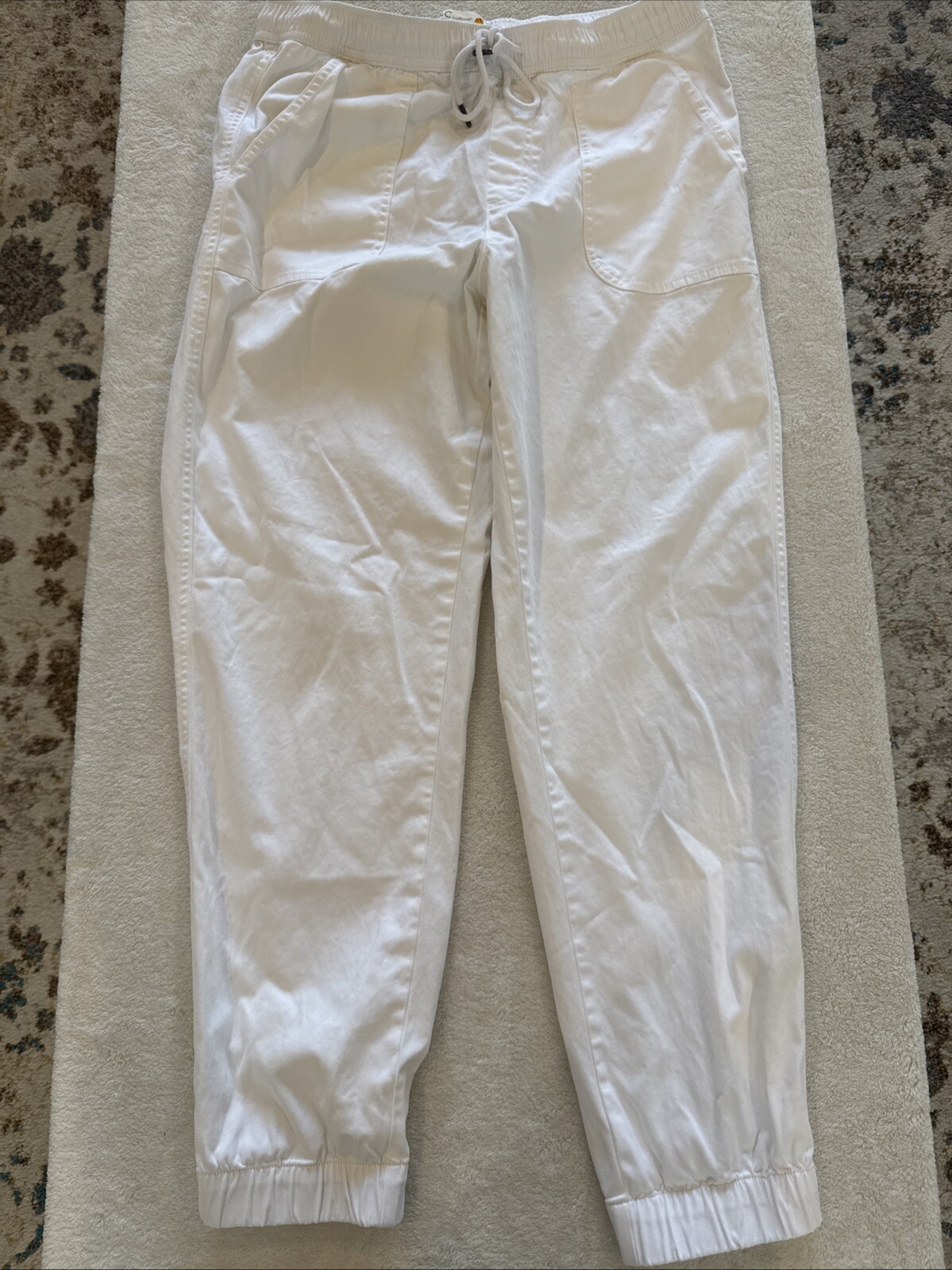Cnc California White Pocket Jogger Pants Size L