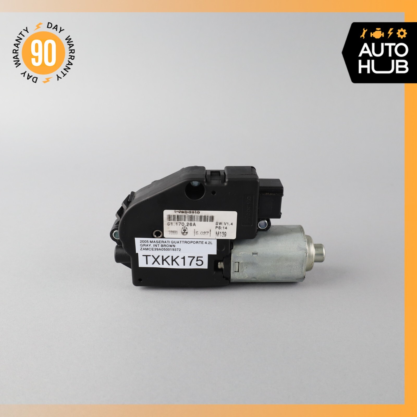 03-13 Maserati Quattroporte M139 Sunroof Sun Roof Motor 6117026 OEM