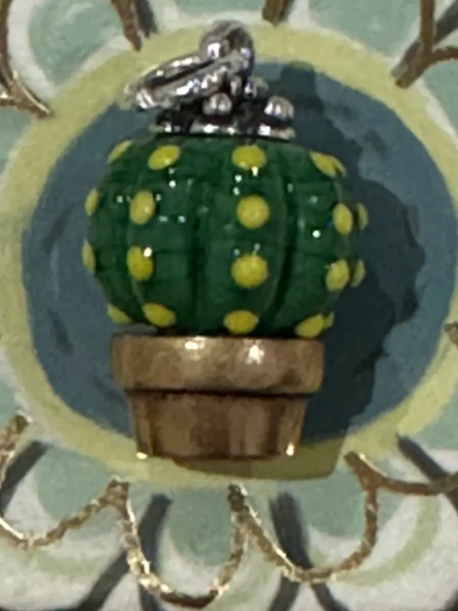 James avery clearance cactus glass charm