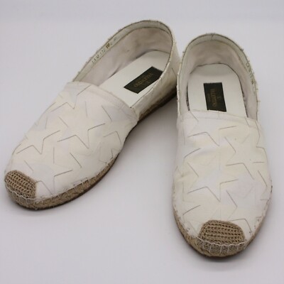 サンダル VALENTINO GARAVANI MAN ESPADRILLES Valentino Garavani Rockstud Double Flat Espadrilles Sandal