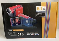 Vivitar DVR 518 Digital Video Recorder Camcorder Red NEW