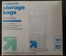 Up Up Milk Storage Bags - 100 180ml 
