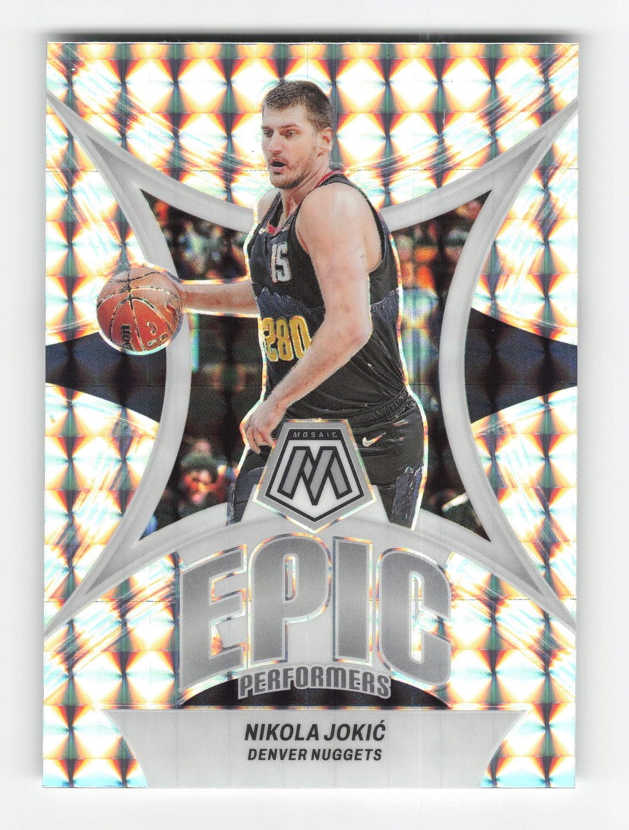 2023-24 Panini Mosaic #15 Nikola Jokic Epic Performers Mosaic | eBay