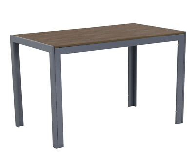 Nonwood Gartentisch Esstisch Balkontisch Fire 120 x 70 cm wetterfest Alu 2. Wahl