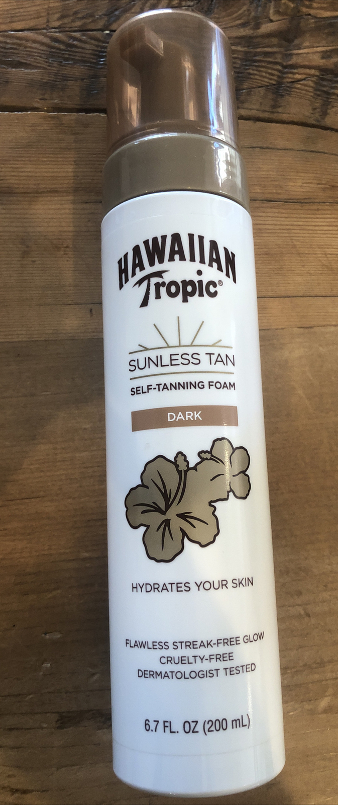 Hawaiian Tropic Sunless Tan Foam 6.7 fl oz (200 ml) Dark Sunless Tan eBay