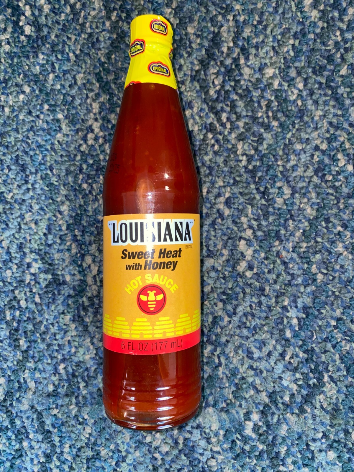 ORIGINAL LOUISIANA SWEET HEAT with HONEY HOT SAUCE 6 oz/exp 2024/0