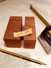 Solid Mahogany Timber Hardwood Blank Plinth Block Wood Craft Art Mount Hobby DIY