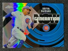 2022 Topps Chrome Baseball SEIYA SUZUKI RC #GNC-22 GENERATION NOW ROOKIE CARD 