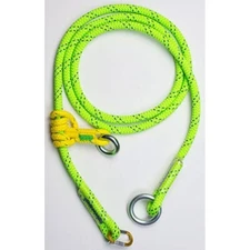 Rope Logic Adjustable Friction Saver w/ Mini Carabiner 5/8"x6' KMIII Green 36411