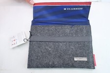 American Airlines Honoring Our Heritage Grey Amenity Kit Bag Only US Airways