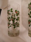 Set Of 4 Holly Berry Vintage Glasses 16 Ounces Christmas!  Pretty! Heavy Bottom — photo 5