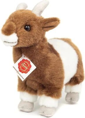 TEDDY-HERMANN GMBH Teddy Hermann Ziege braun weiß 22 cm 91719 Kuscheltier Stofftier Plüschtier