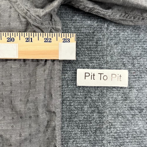 Chemise Patagonia Bluffside homme L gris chambray manches longues coton bio - Photo 7/10