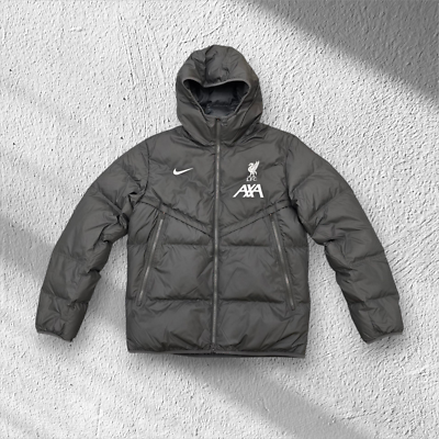 liverpool nike coat black
