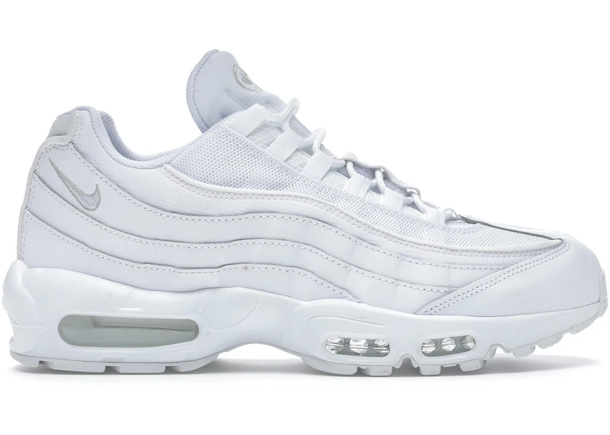 Baskets Nike Air Max 95 Essential CT1268-100 - NIKE - Homme - Blanc -  Lacets - Plat - Synthétique