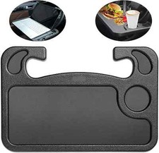 Car Steering Wheel Tray Desk Two Sided for Laptop Drink Food Work Table Holder