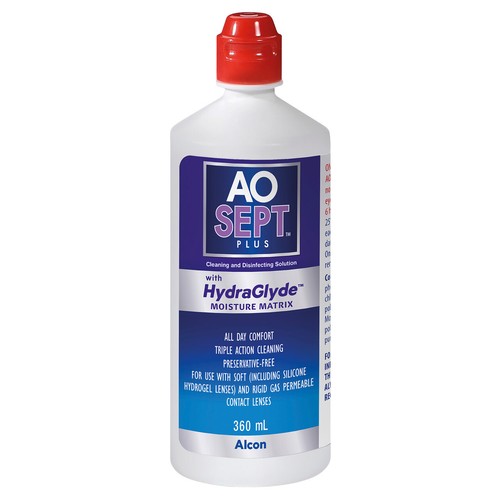 Aosept Plus Contact Lens Cleaning Solution HydraGlyde Economy Twin Pack 2 x 3... - Picture 3 of 3