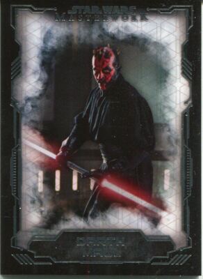 Star Wars Masterwork 2016 Base Card #28 Darth Maul