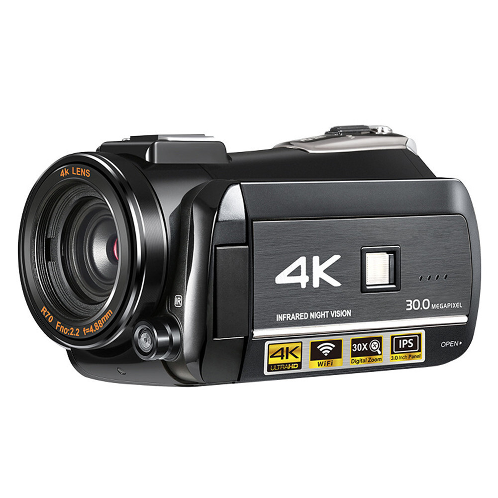 Digital 30X Zoom 4K Hd Video WiFi Camera Recorder Camcorder