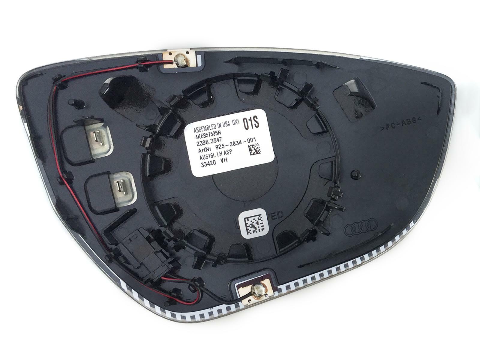 Original Audi E-TRON LEFT SIDE VIEW MIRROR WIDE ANGLE GLASS AUTO DIM HEATED 