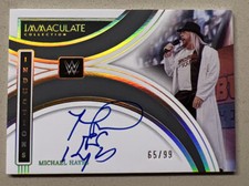 2022 Panini Immaculate WWE Inductions HOF Auto MICHAEL PS HAYES 65/99