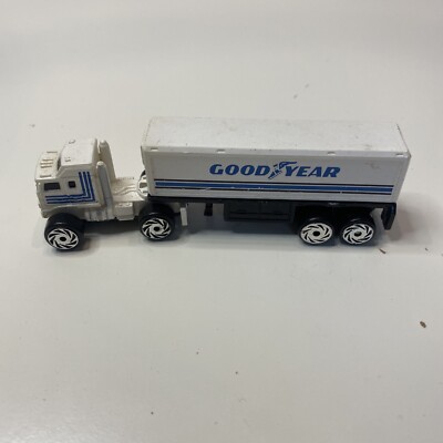 Vintage 1989 Road Champs Good Year Goodyear Semi Truck Trailer Micro ...