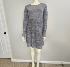 Athleta Cottonwood Sweater Dress Womens XS Stretch Marled Gray Cozy Easy Care