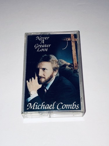 Michael Combs Never A Greater Love Gospel Christian Music Cassette 1C21 - Picture 5 of 6