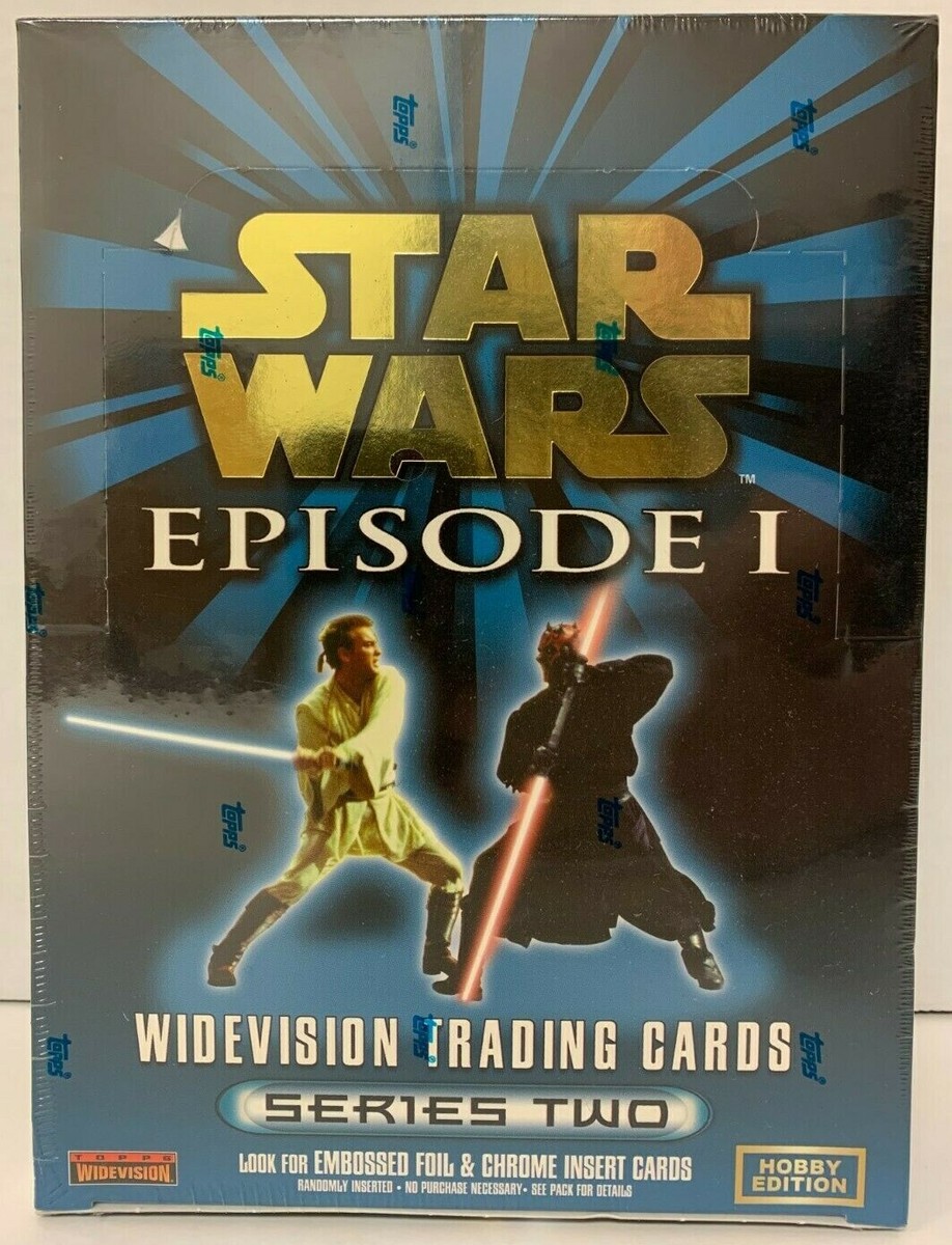 1999 TOPPS WIDEVISION STAR WARS EPISODE 1 SERIES 2 BOX HOBBY