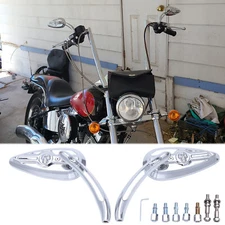 Motorcycle Side Mirrors For Harley Softail Dyna Touring Road King Electra Glide