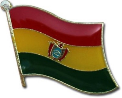 Wholesale Pack of 50 Bolivia Country Flag Bike Hat Cap lapel Pin 