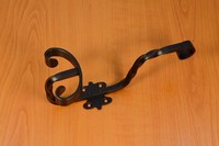 Schwarz Vintage Garderobenhaken Huthaken Kleiderhaken Wandhaken Doppelhaken Amig