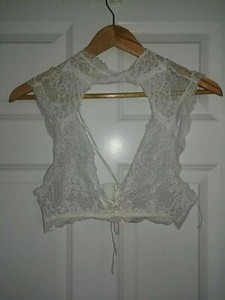 white corset bralette