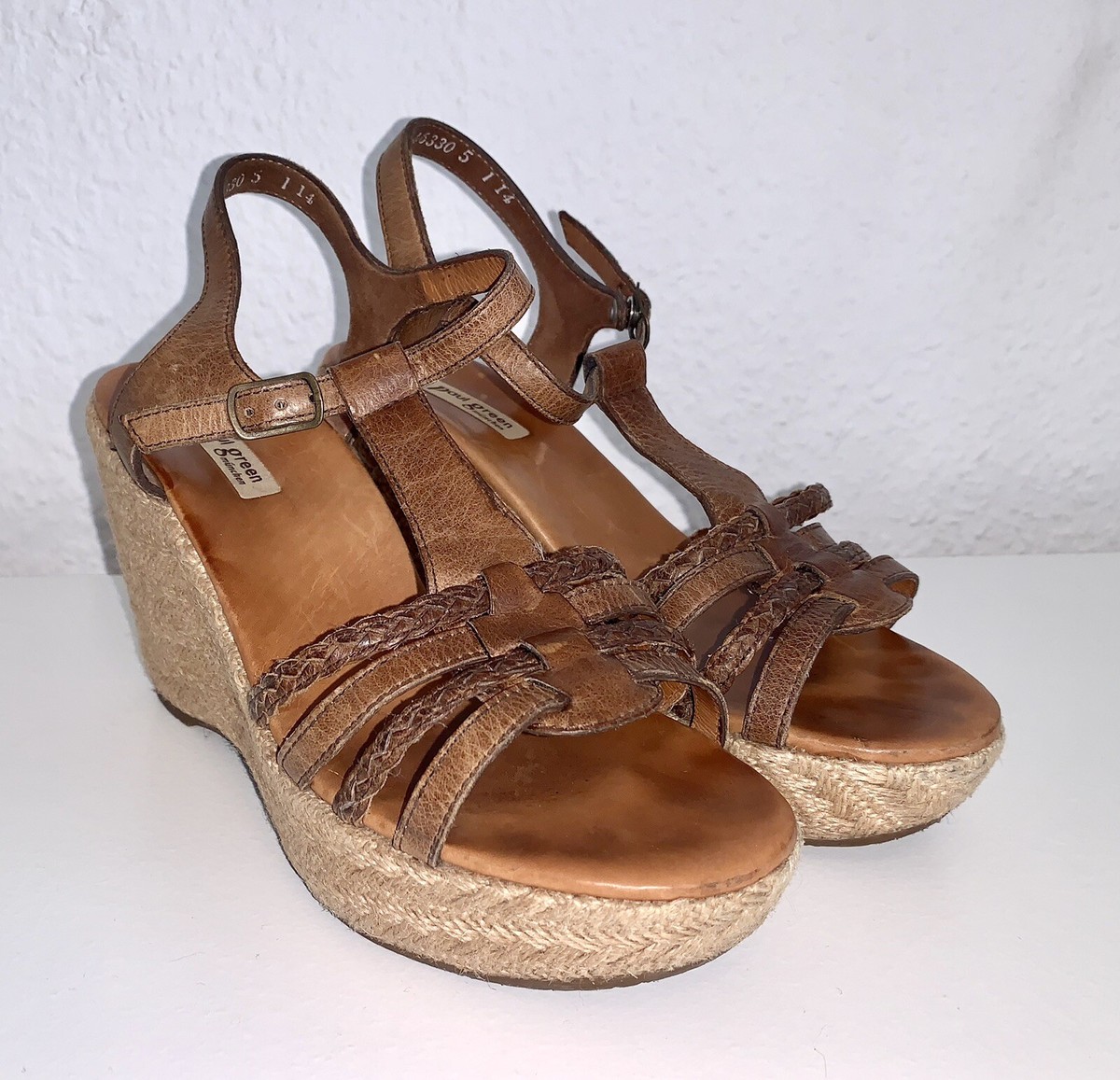 Paul Green Schuhe 38 Damen Pumps Absatzschuhe Keilabsatz Sandalen