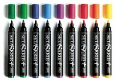 PENNARELLI PER TESSUTO SETASKRIB+ OPACO PEBEO PUNTA 4 MM COLORI STOFFA COTONE