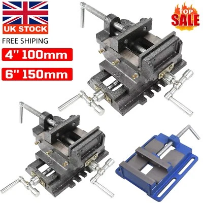Cross Machine Vise for Pillar Drill Press / Hand Clamp Cast Iron Vice Grip Tools