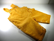 Vintage 1980 Kmart Orange Corduroy Bib Overalls Kids Toddler Size 1/2 toddletime