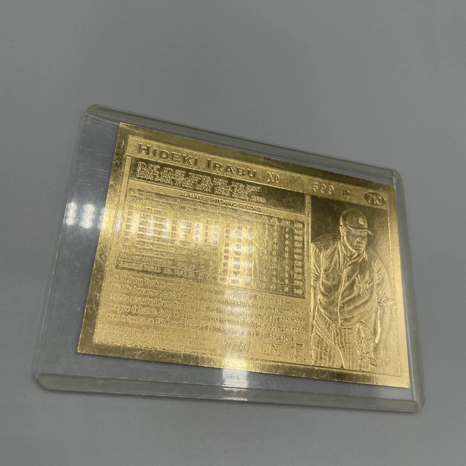 Золотая карта 1997 TOPPS HIDEKI RABU 599/710 - Изображение 4 из 4