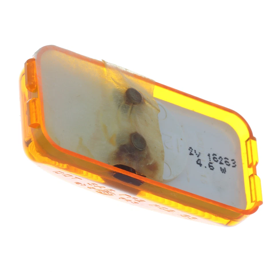 Conjunto de lente lámpara de marcador lateral original Ford serie F 1984-1997 EOTZ-15442-B Foto 4 de 4