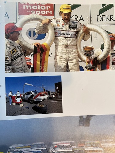 PRESSEMAPPE AUDI - DIE DEUTSCHE TOURENWAGENMEISTERSCHAFT 1990 MIT H.J.STUCK - Picture 5 of 9