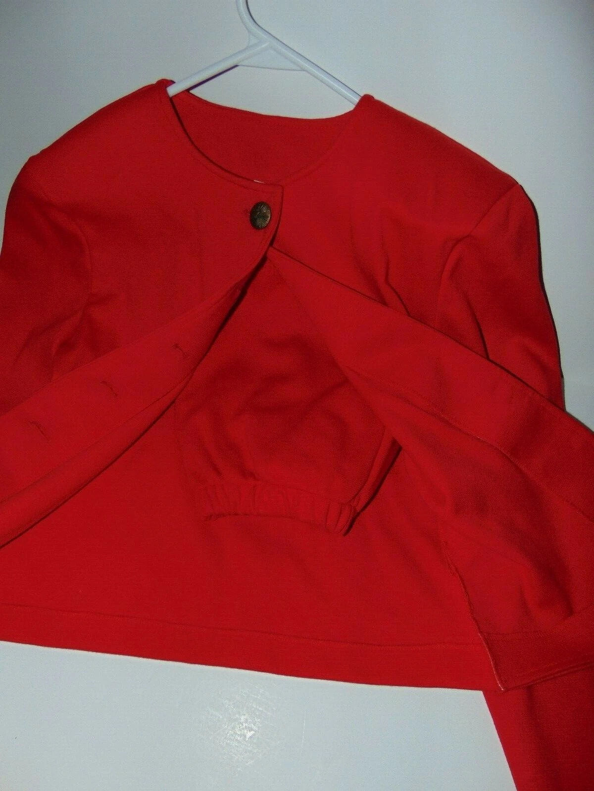 UNDERCOVER MODA INTL VS Tuta elettrica in maglia rossa Taglia S